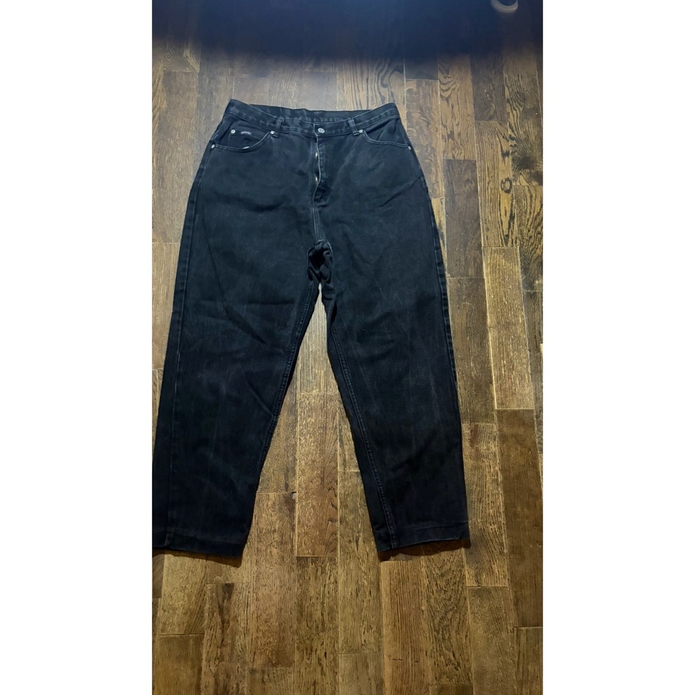 Lee Riders Black Jeans women Size 14 Made USA Vintage